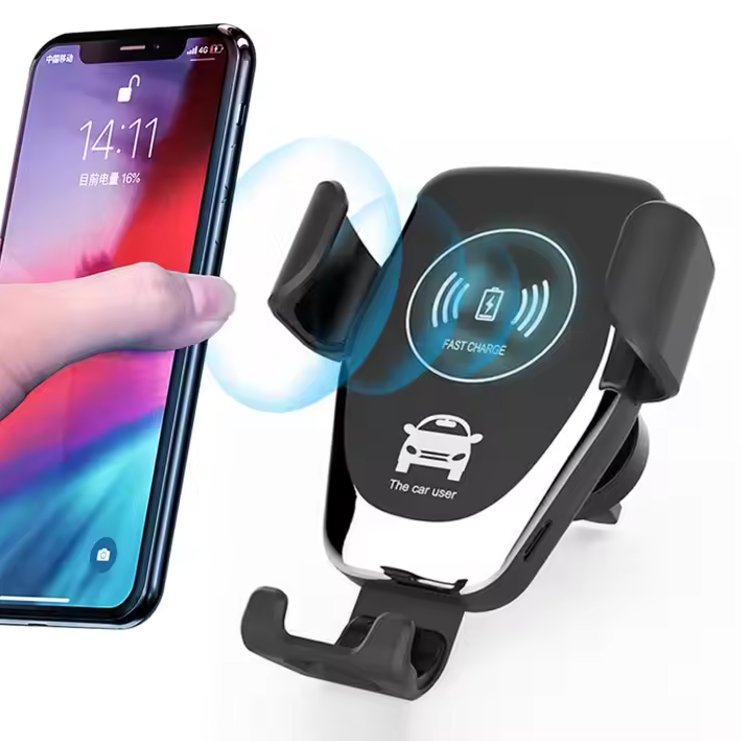 Smart Wireless Car Charger – Auto Grip & Fast Charging