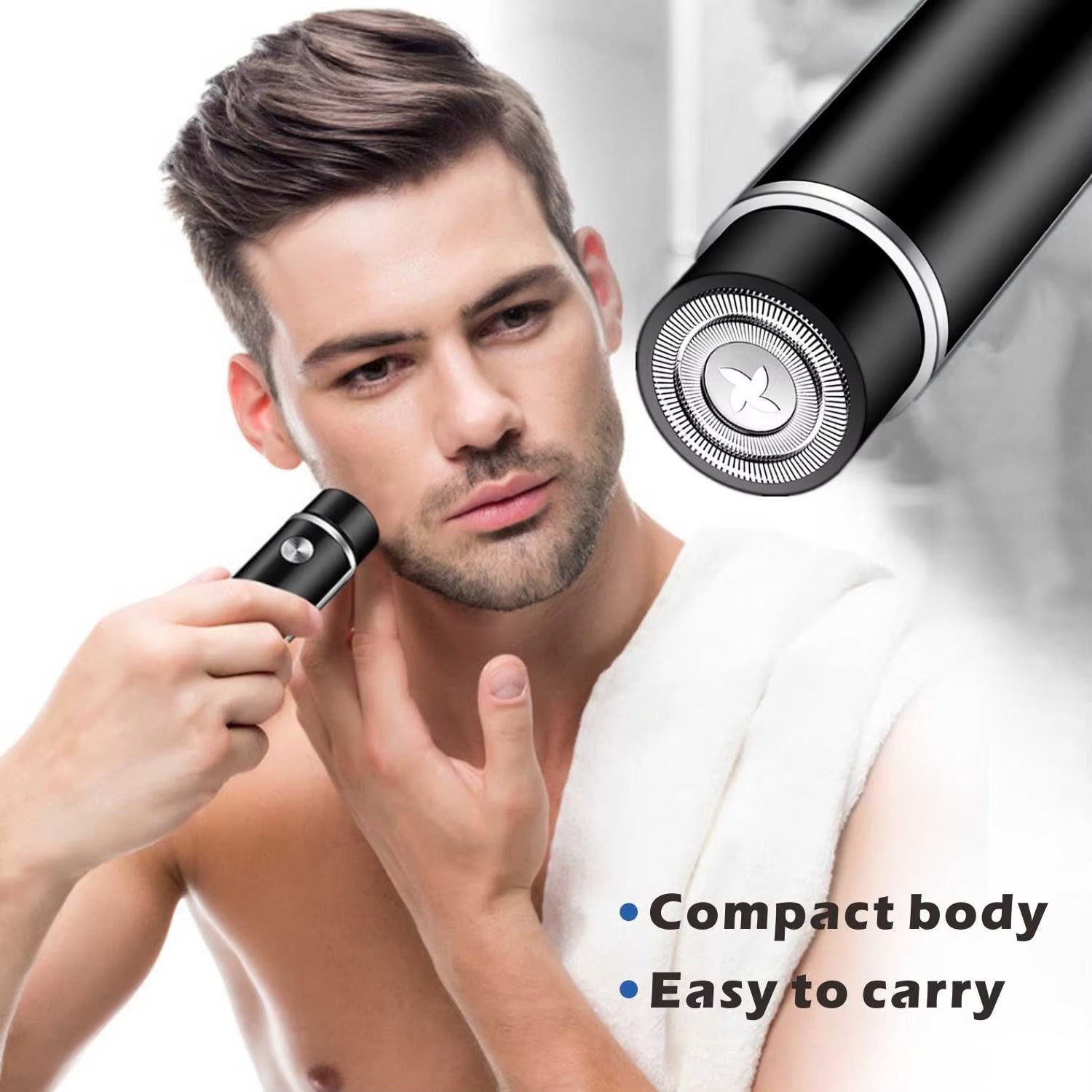 Mini Electric Shaver for Men – Portable & Rechargeable