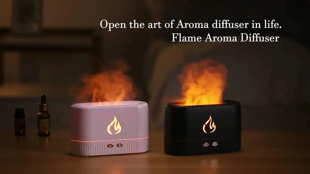 Flame Glow Aroma Diffuser – Relax, Refresh & Revitalize