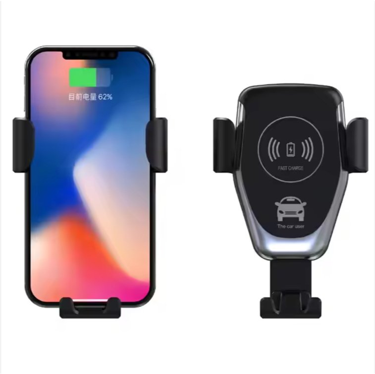 Smart Wireless Car Charger – Auto Grip & Fast Charging